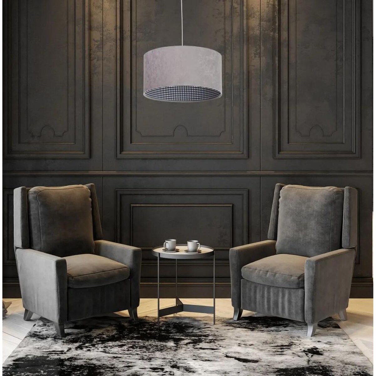 Lampa wisząca HOME 40 szara