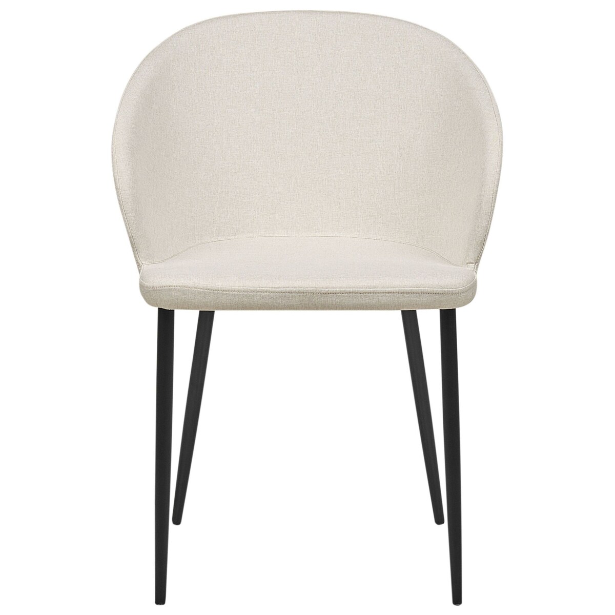 Zestaw 2 krzeseł do jadalni MASON Jasnobeżowy