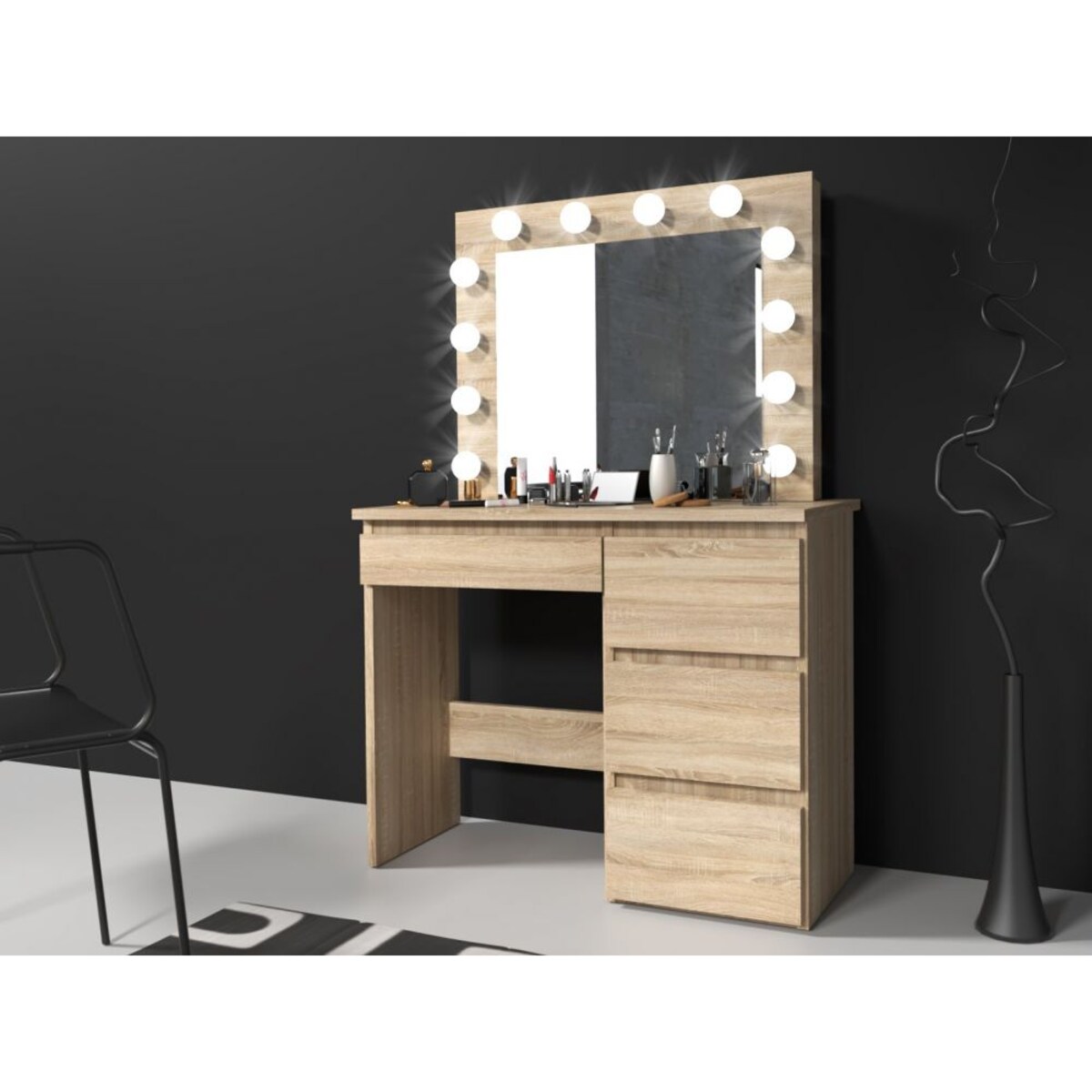 Toaletka ALEKSANDRA 4 dąb sonoma