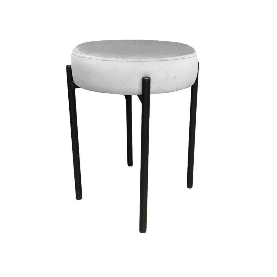 Taboret TORIN MG VELVET jasno szary