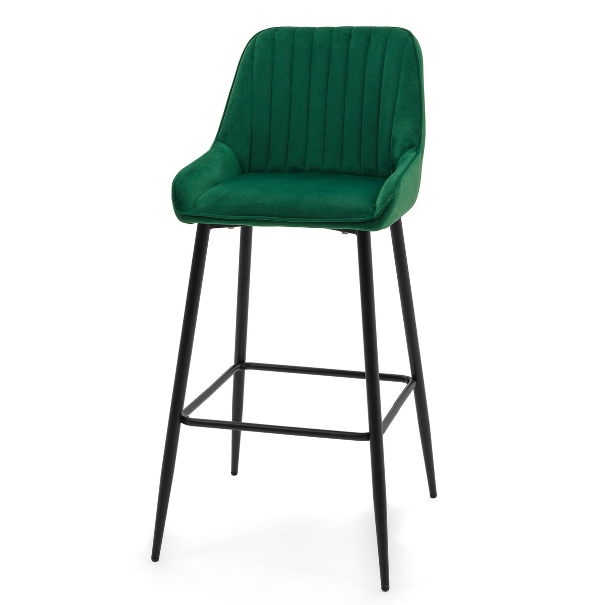 Hoker tapicerowany welurowy do salonu jadalni barowy glamour PASSO