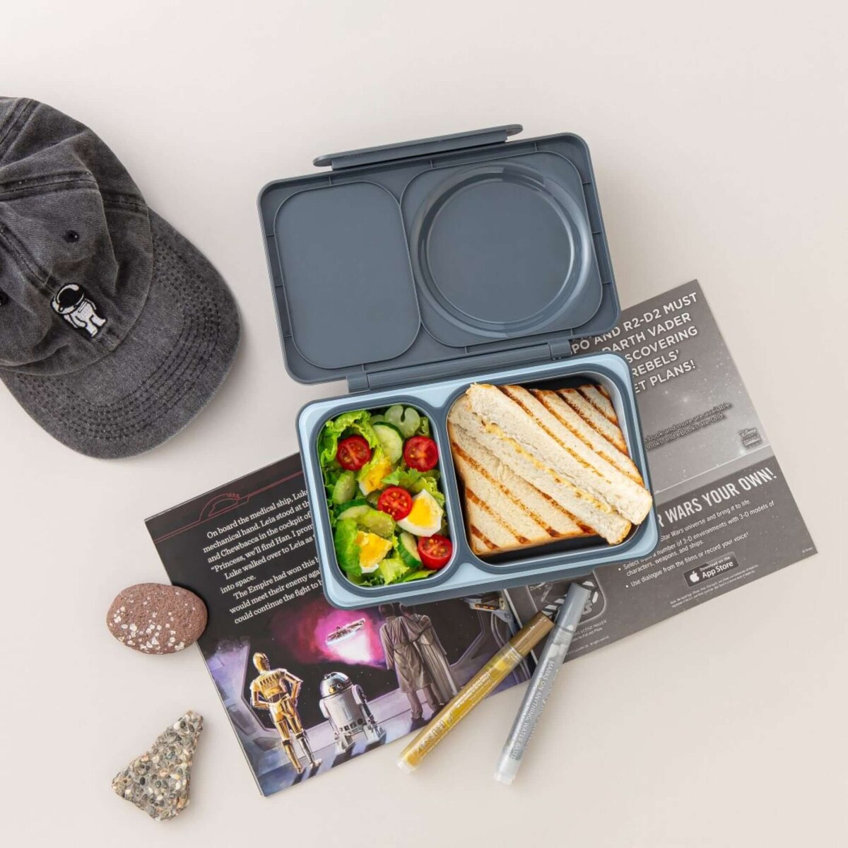OMIE OMIEBOX UP lunch box z termosem, Graphite