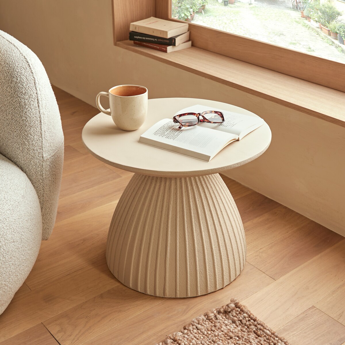 Stolik kawowy okrągły FYLIS, Ø 50 cm