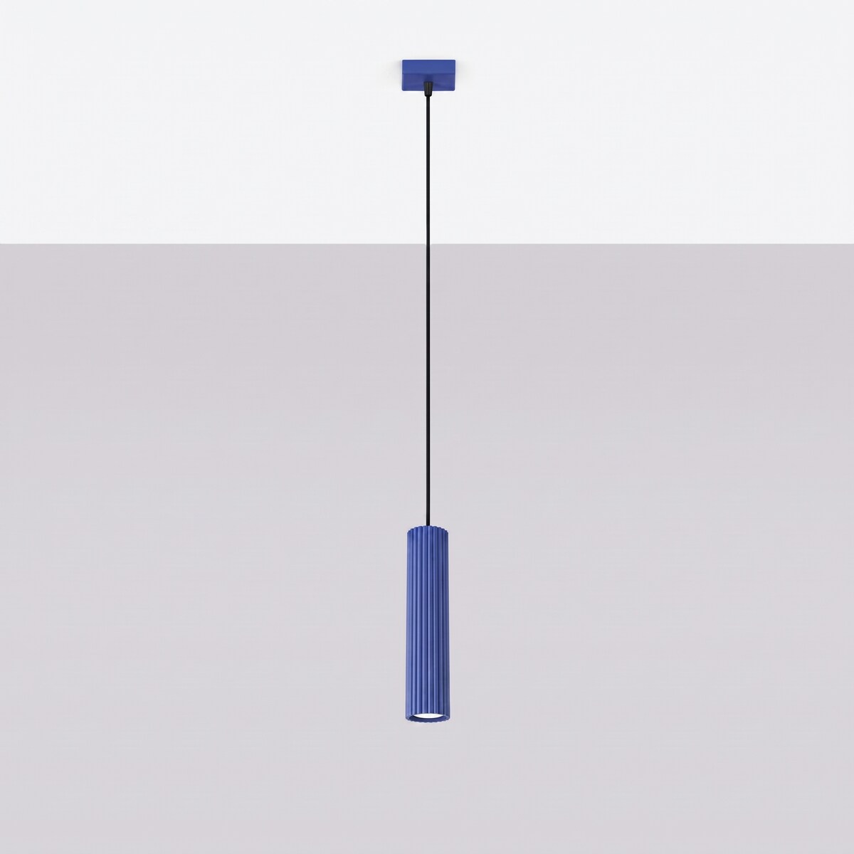 Lampa wisząca KARBON 1 ultramaryna