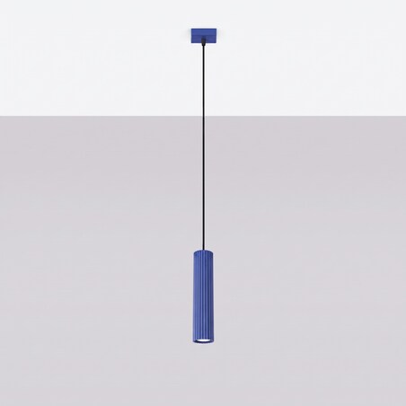 Lampa wisząca KARBON 1 ultramaryna
