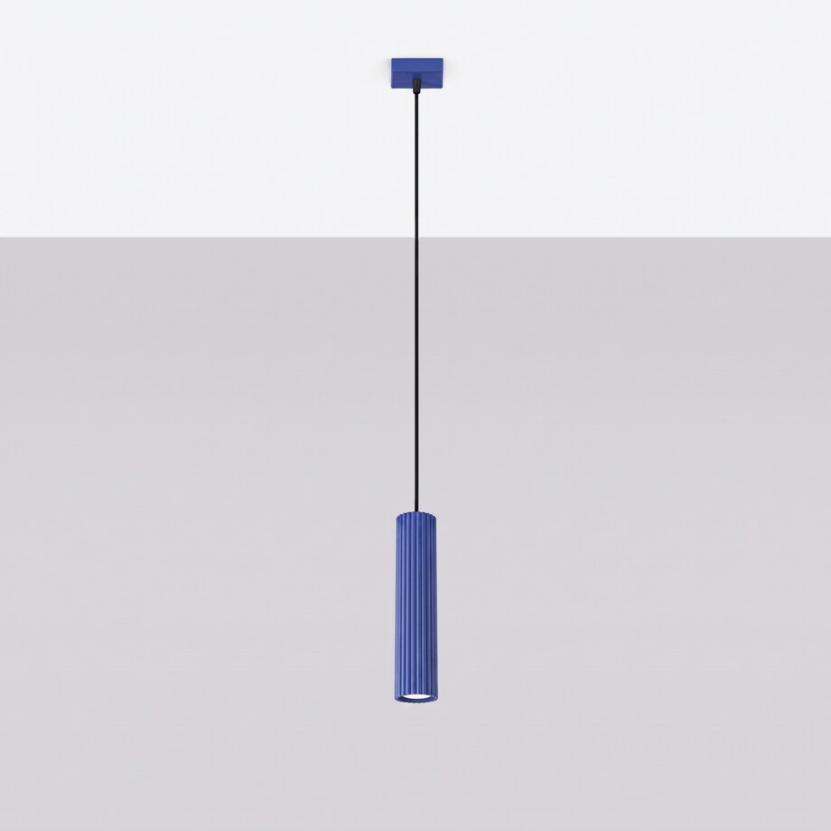 Lampa wisząca KARBON 1 ultramaryna