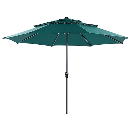 Parasol ogrodowy 285 cm BIBIONE Szmaragdowy