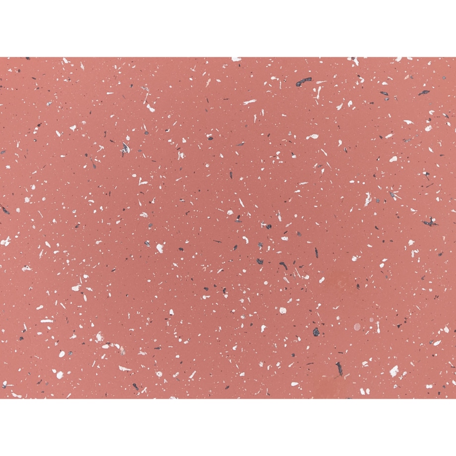 Stolik pomocniczy czerwony z efektem lastryko FALIRO