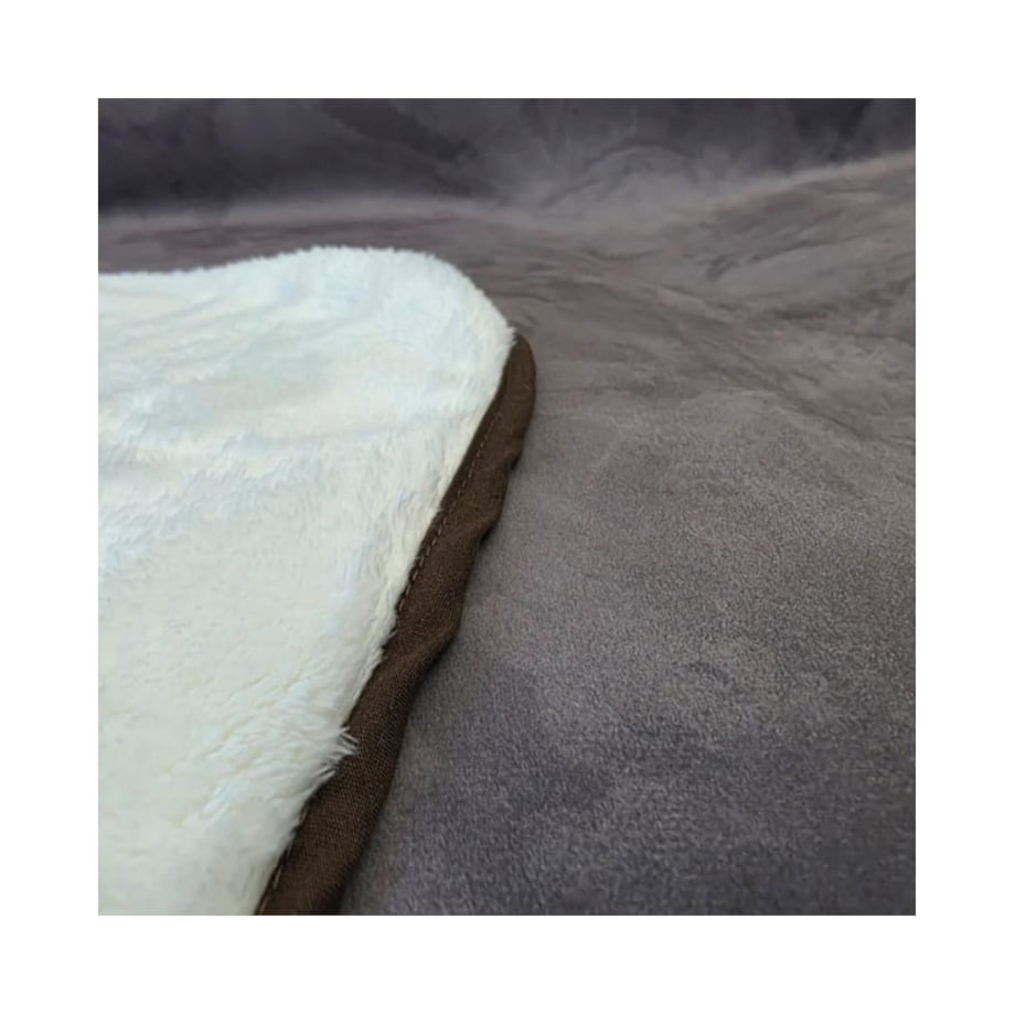 Narzuta drukowana 160x200 cm STONE BROWN