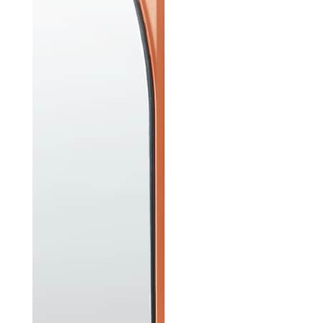 Lustro ścienne GROISES 55 cm 140 cm Pomarańczowy