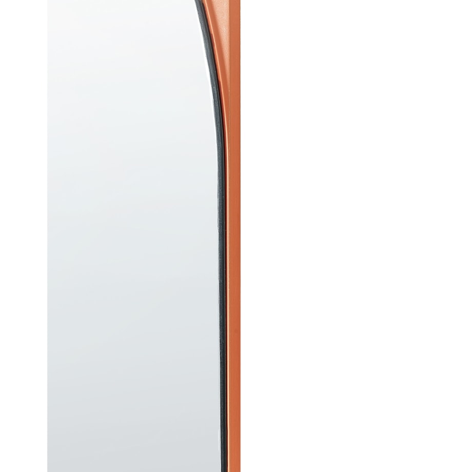 Lustro ścienne GROISES 55 cm 140 cm Pomarańczowy