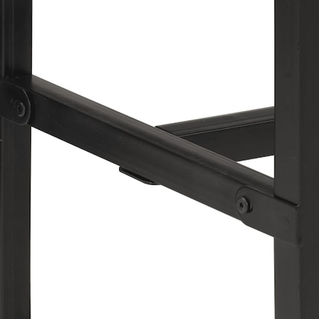 vidaXL Stolik barowy, 110x55x107 cm, surowe lite drewno mango