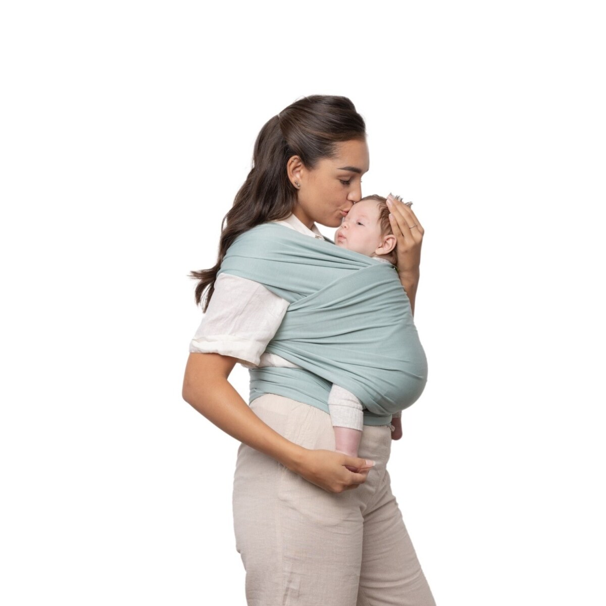 Chusta do noszenia dziecka BOBA Wrap - morska zieleń