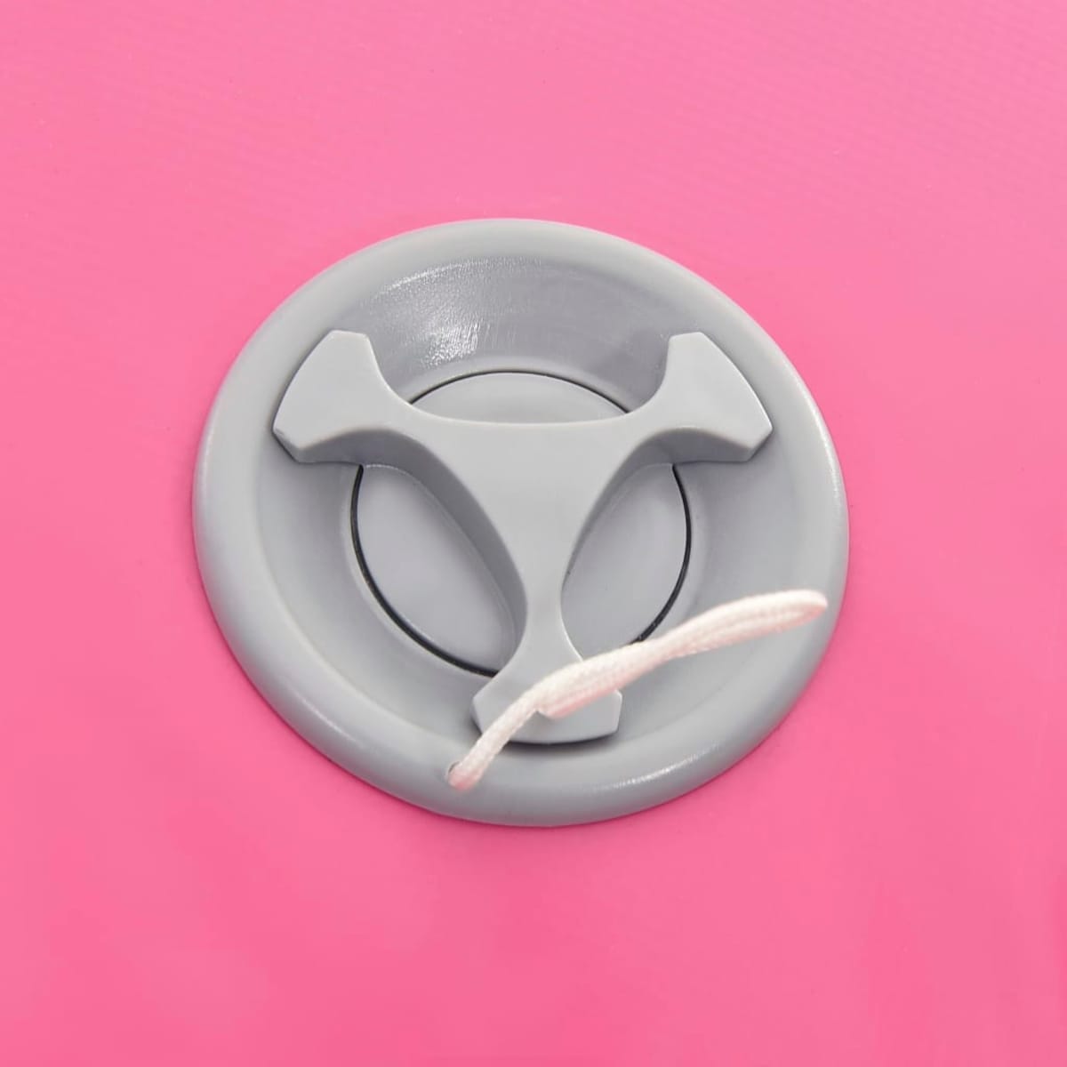 vidaXL Dmuchany wałek gimnastyczny z pompką, 120x75 cm, PVC, różowy