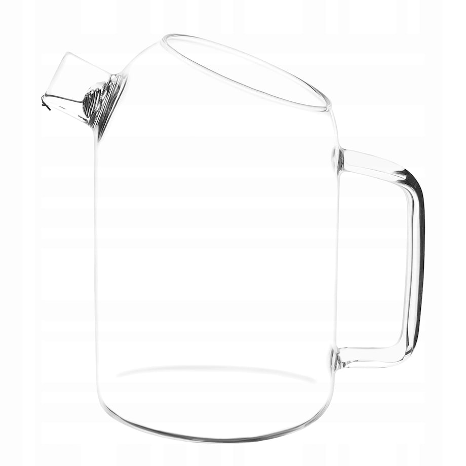 DZBANEK SZKLANY do HERBATY zioła pojemnik na wodę kompot sok 1,2 L prezent