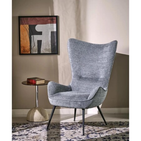 Fotel uszak JUKON szary