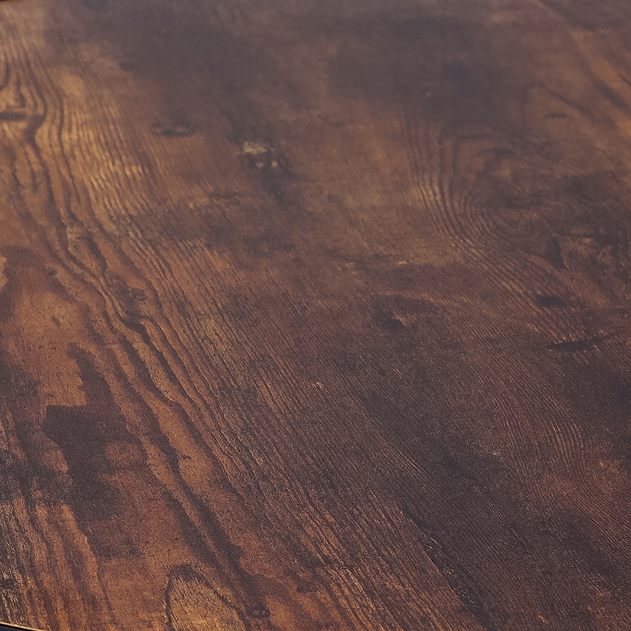 STOLIK kawowy BRĄZOWY ława stół ZESTAW salon LOFT