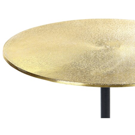 Stolik pomocniczy metalowy złoty z czarnym ERAVUR