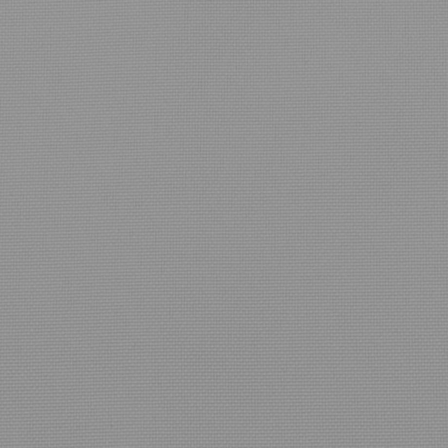 vidaXL Poduszki na ławkę ogrodową, 2 szt., szara, tkanina Oxford