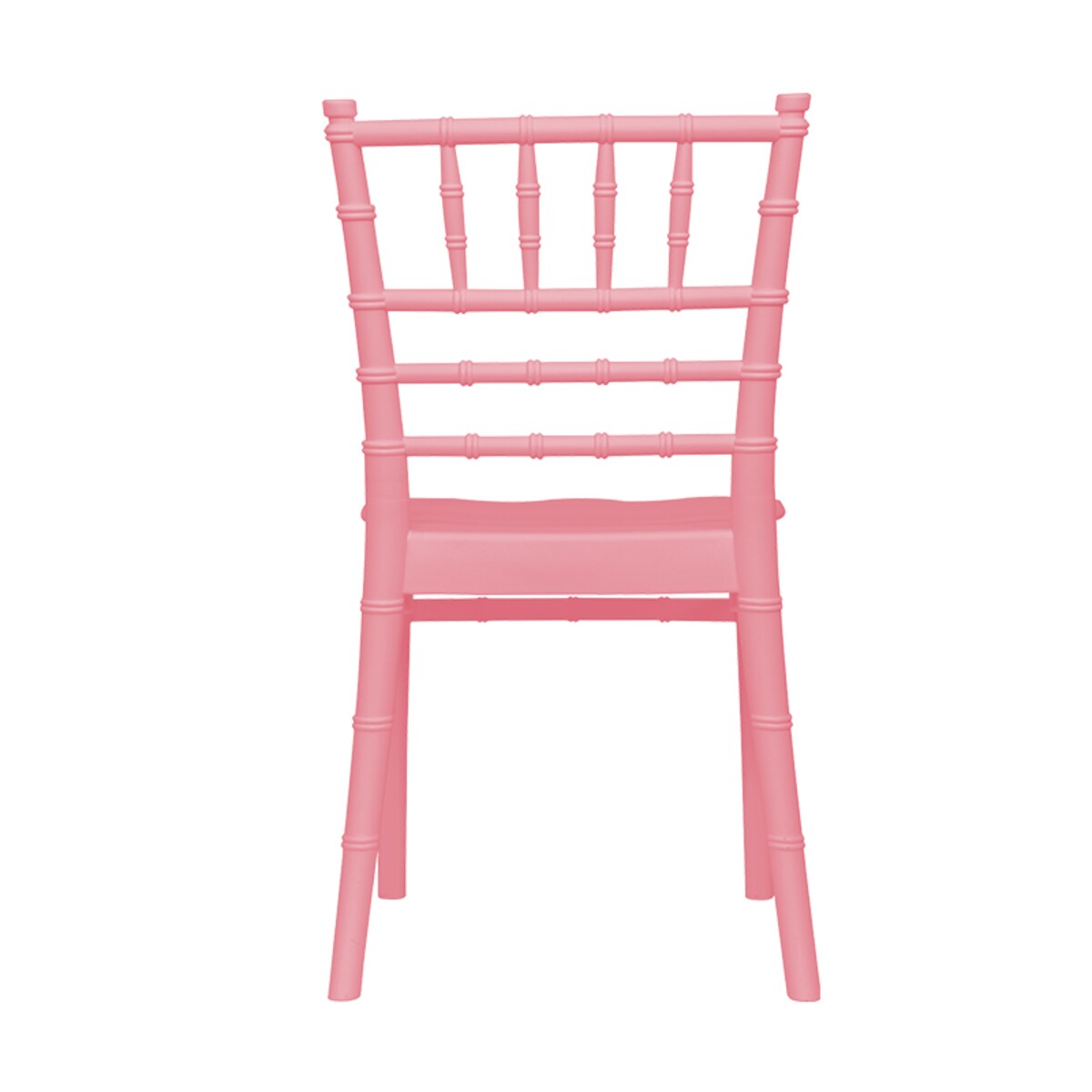 Krzesełko dla dzieci plastikowe z oparciem różowe dziecięce