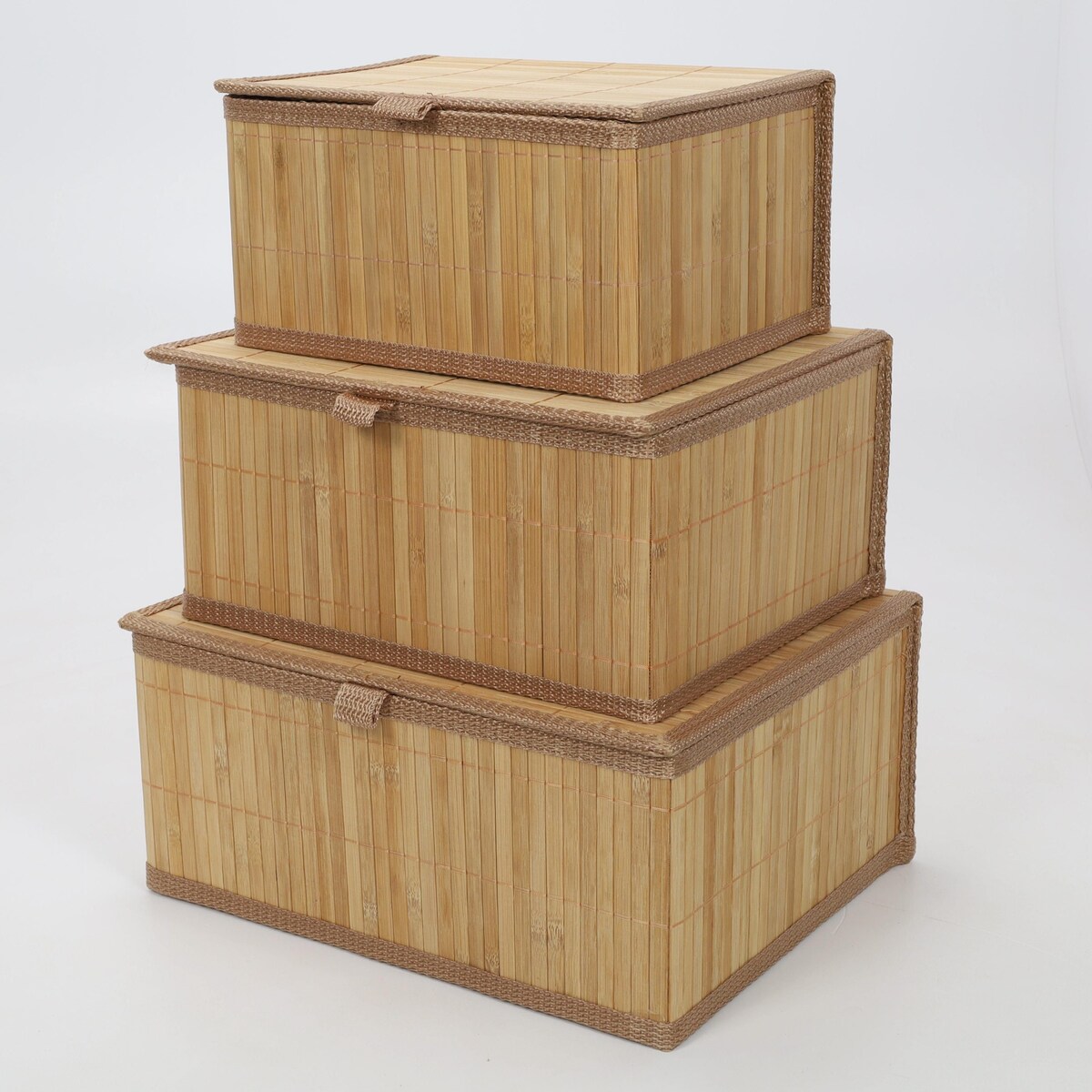 Zestaw zamykanych koszyków w trzech rozmiarach TILVA