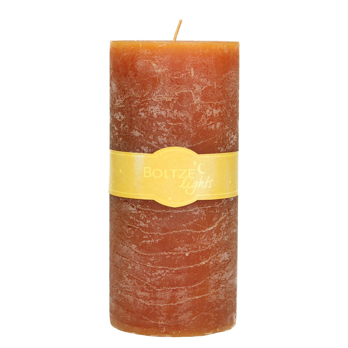 Świeca Lea 20cm orange, 9 x 20 cm