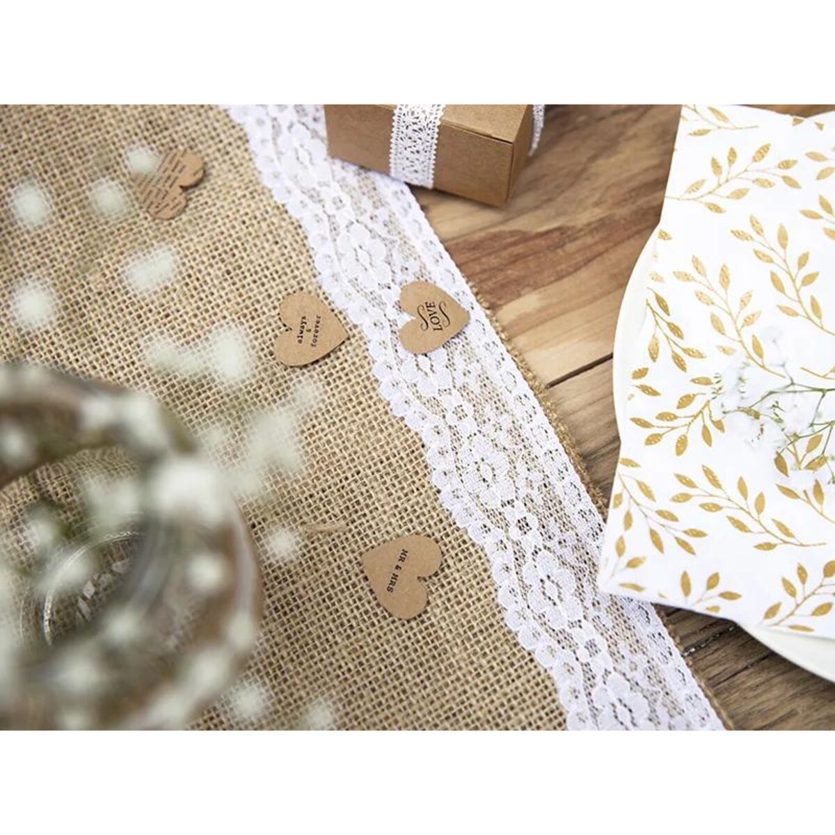 Bieżnik / obrus jutowy