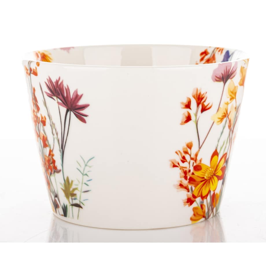 Kubek porcelanowy 450 ml FLORES wiosna 8x15x11,5 cm