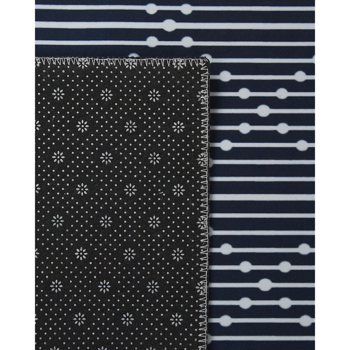 Dywan 80 x 240 cm granatowy CHARVAD