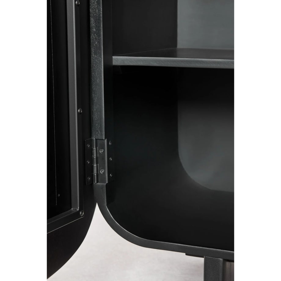 Szafka RTV z drewna mango Agathe 220 cm