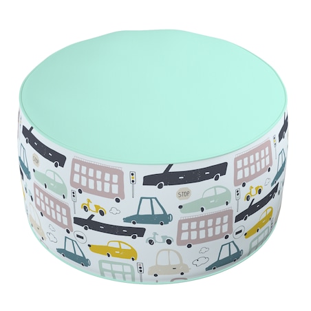 Puf dwukolorowy Coli, kolorowy, 50x25 cm, Magic Collection