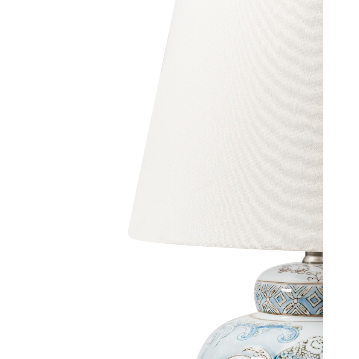 Lampa stołowa JAMAPA Porcelana Biały