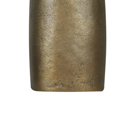 Wazon dekoracyjny SAMBHAR Metal 46 cm Mosiężny