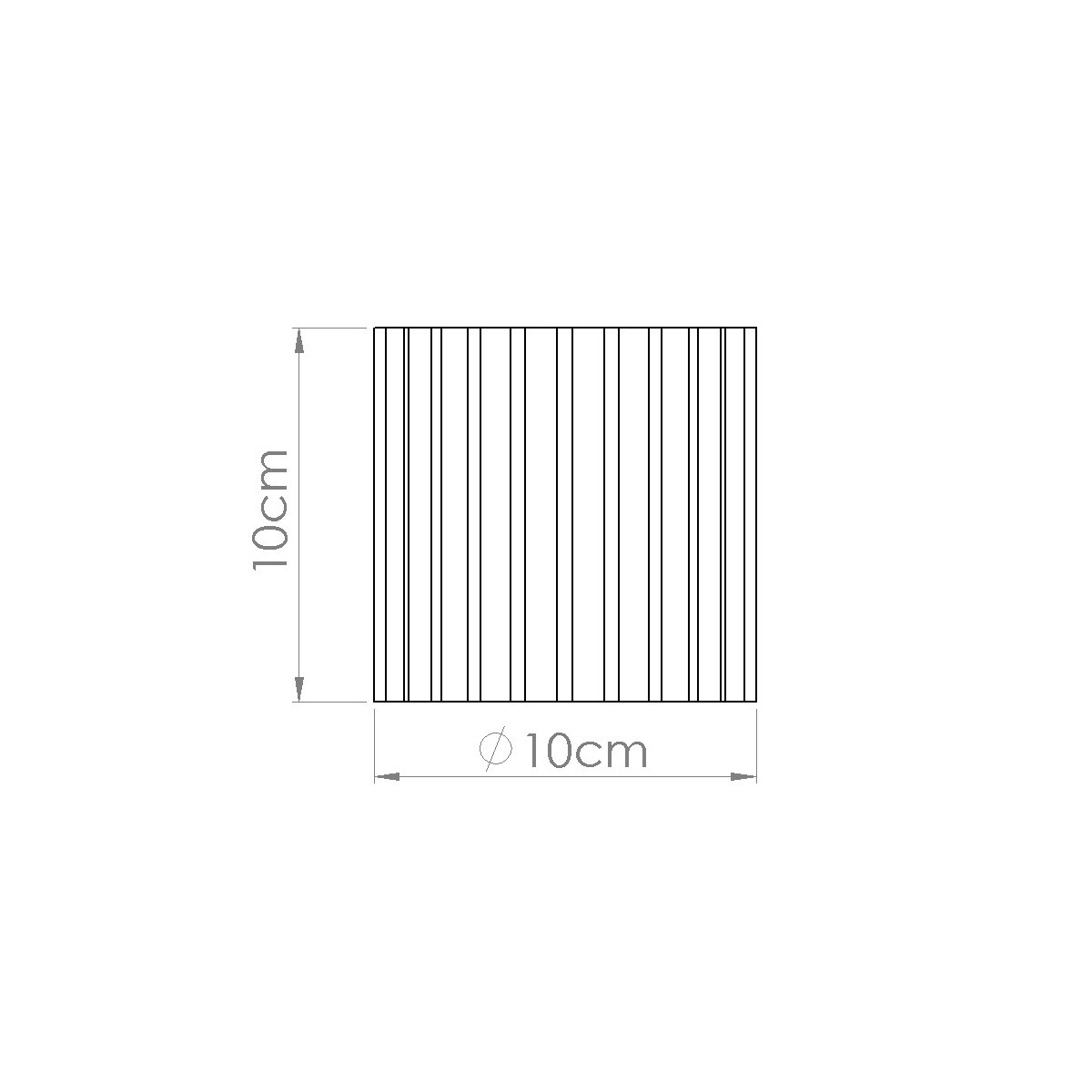 Plafon AURA 1 mocca GU10