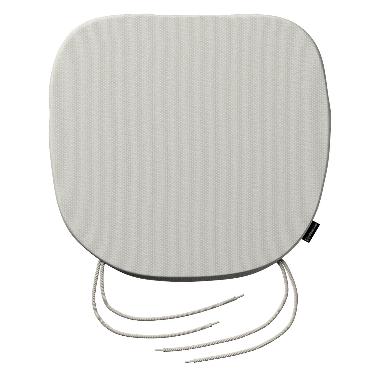 Poduszka na krzesło Bartek, jasny szary, 40 x 37 x 2,5 cm, Living II