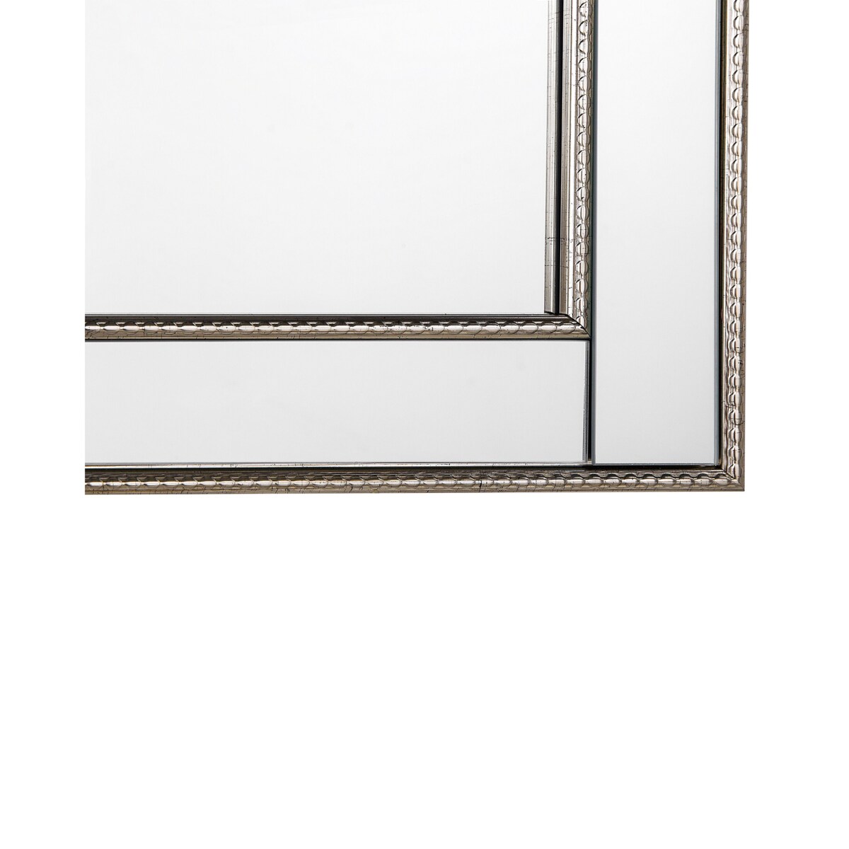 Lustro ścienne 50 x 130 cm srebrno-złote FENIOUX