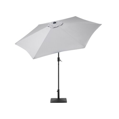 Parasol ogrodowy ⌀ 270 cm jasnoszary VARESE