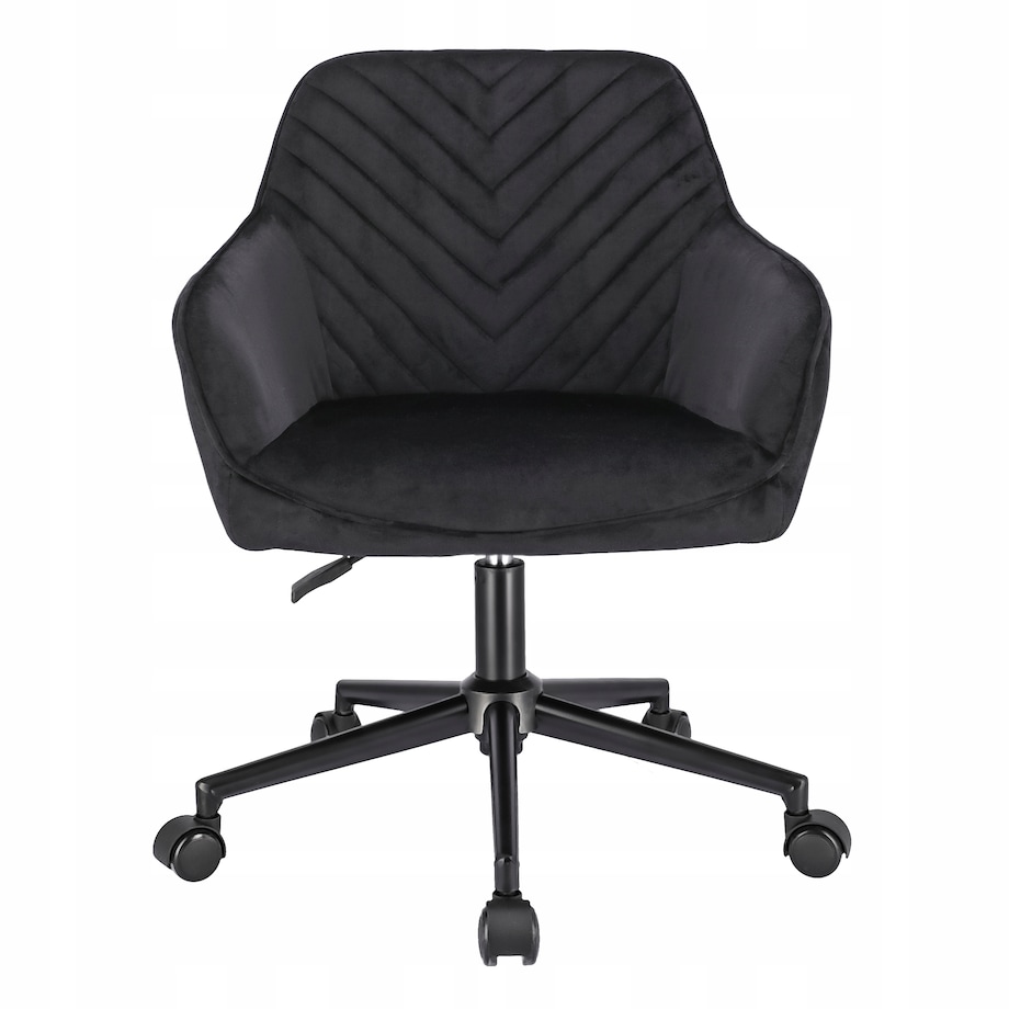 Fotel NAPOLI czarny na czarnej stopie