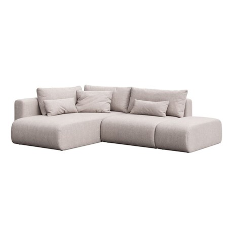 Lumine Sofa narożna - jasnoszara