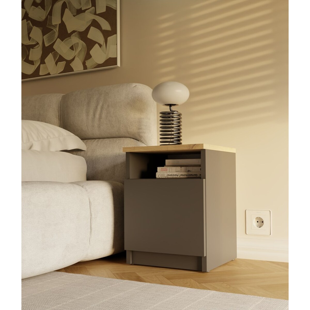 Szafka nocna GALAX 30/1D ANTRACYT ARTISAN