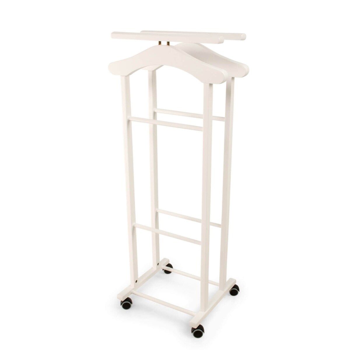 ARREDAMENTI CLEVER Wieszak do sypialni - 108 x 46 cm, biały