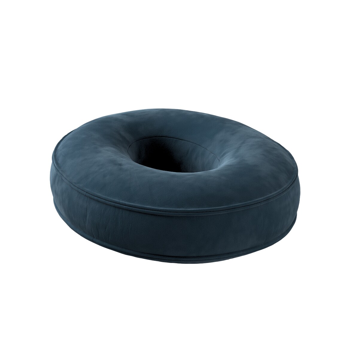 Poduszka literka O, pruski błękit, 30x40cm, Posh Velvet