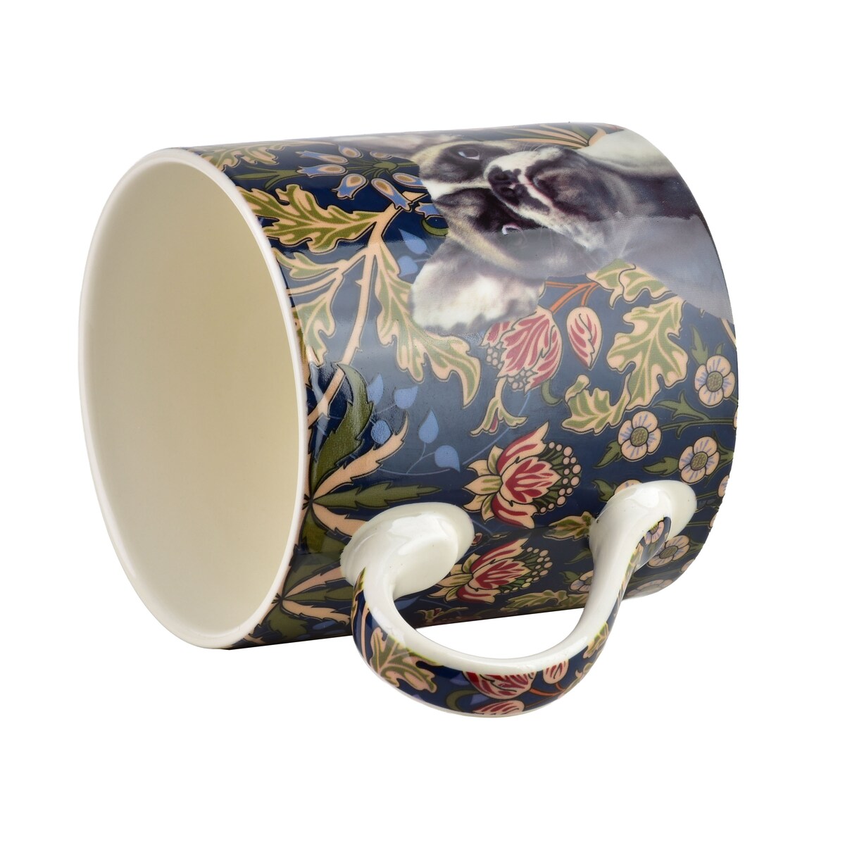 Kubek porcelanowy z brelokiem NOYA Buldog Francuski