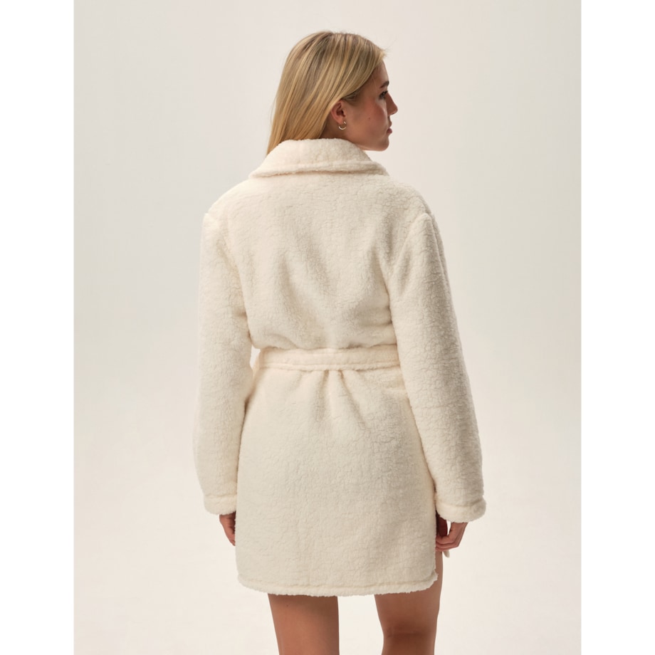 Szlafrok Fune 41953-01X Ecru Ecru, L/XL