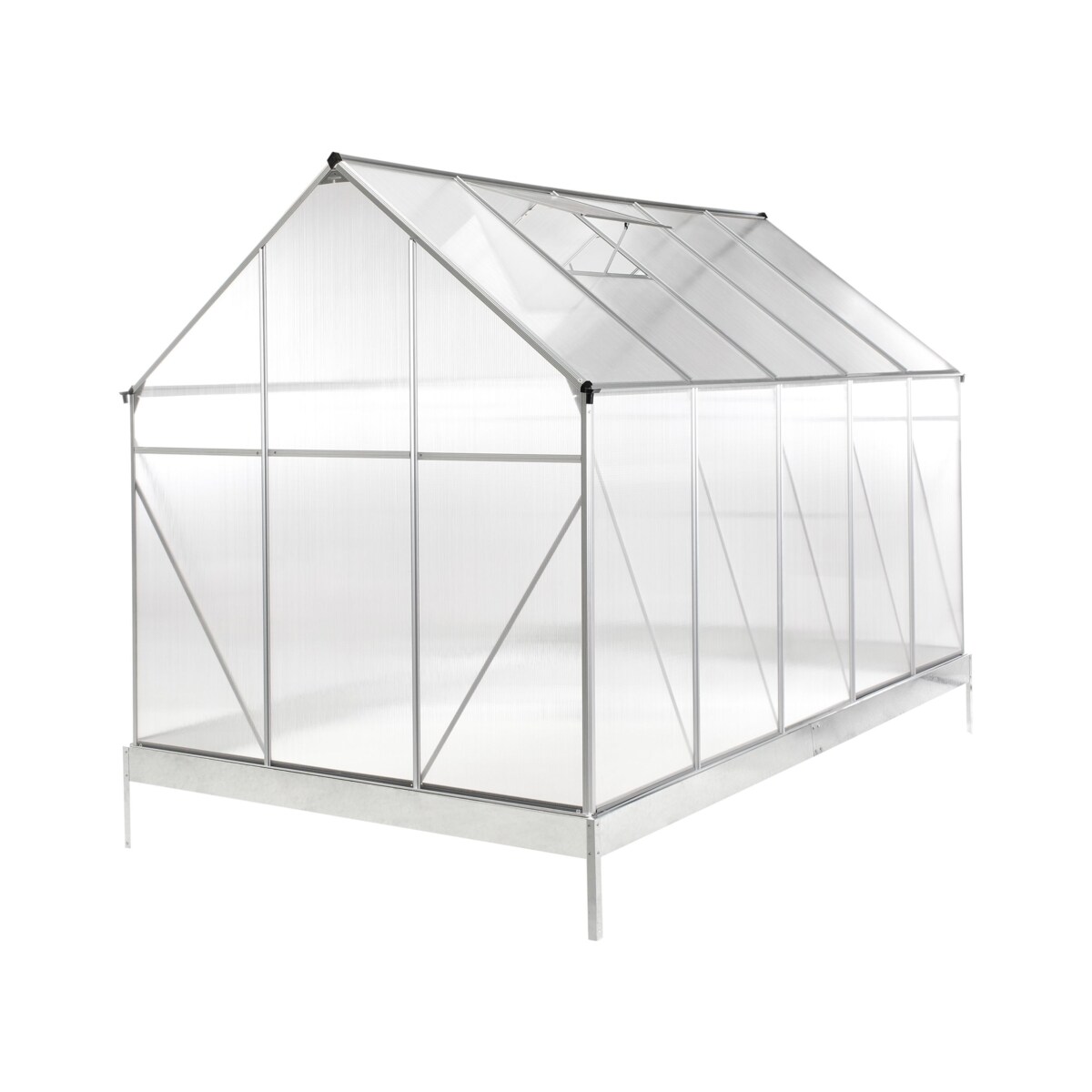 Szklarnia ogrodowa APULIA Srebrny 315 cm