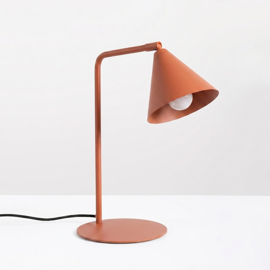 Lampa biurkowa NOX ochra czerwona