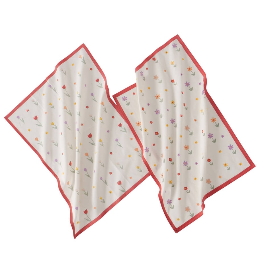 Ręczniki kuchenne bawełniane BLÜMI, 2 sztuki