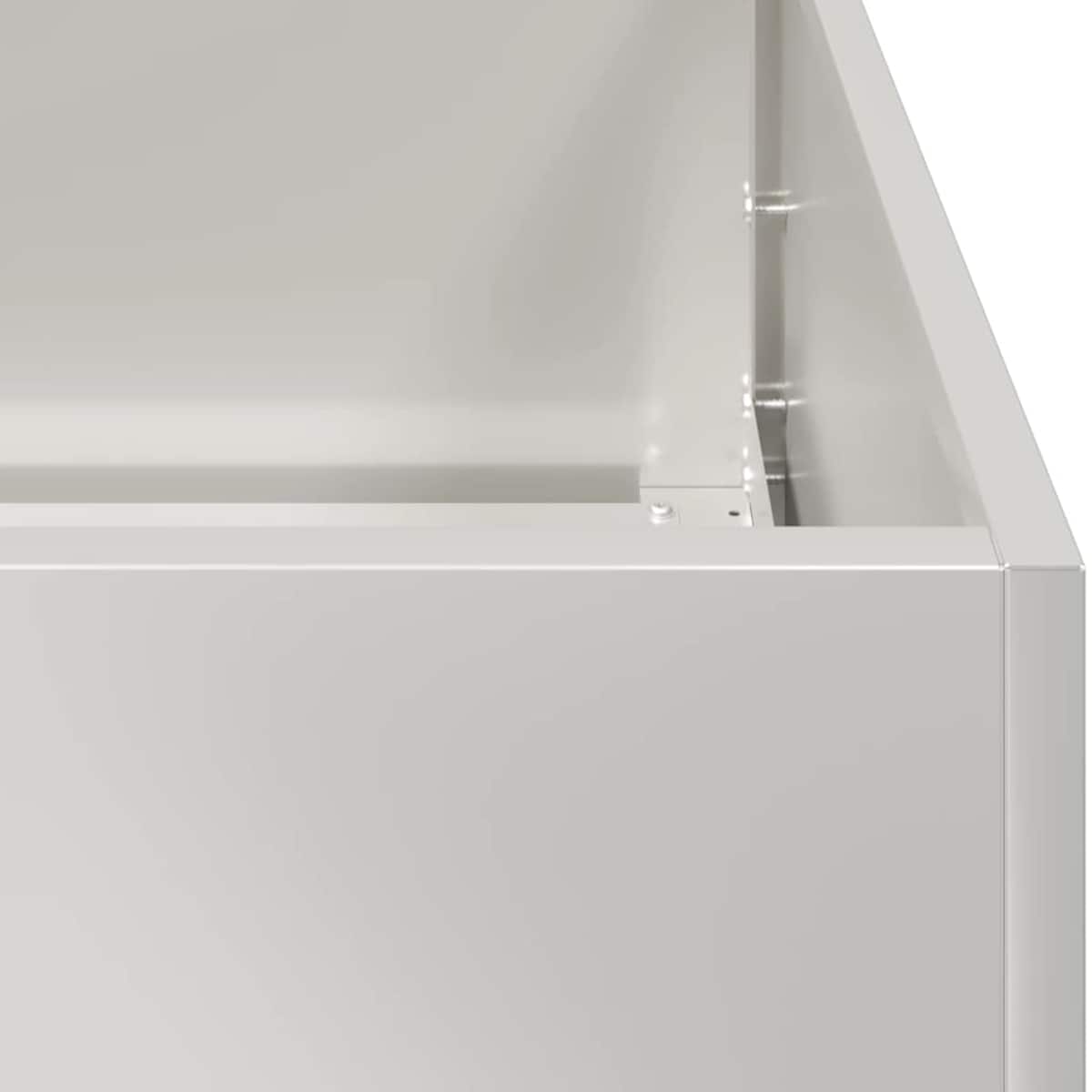 vidaXL Doniczka 280x40x40 cm Stal nierdzewna