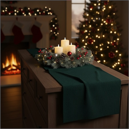 Bieżnik Świąteczny Na Stół Obrus 200X28 Dekoracyjny Ozdobny Na Święta