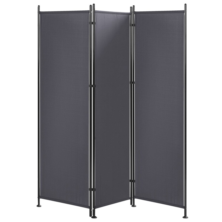 3-panelowy składany parawan pokojowy 160 x 170 cm szary NARNI